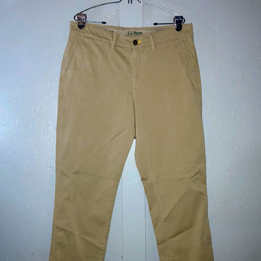 Mens L.L.Bean beige pants